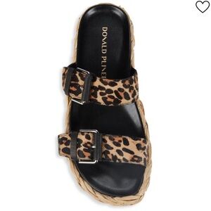 Donald Pliner Larabee‎ printed calf hair slide sandals 6 $168